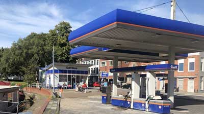 Het BIM tankstation aan de Diepenring Foto Jan Been RTV Noord