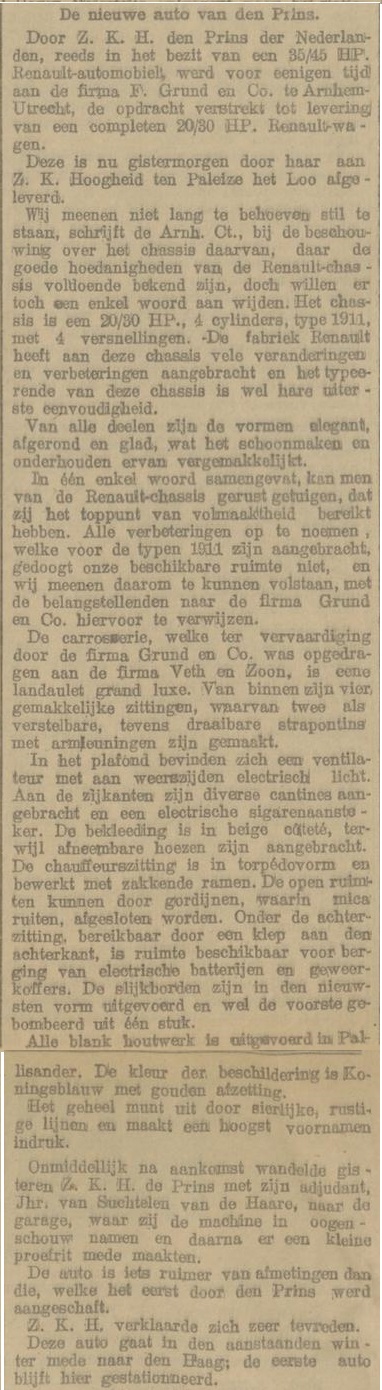 1911 11 okt Nieuwe Apeldoornsche courant
