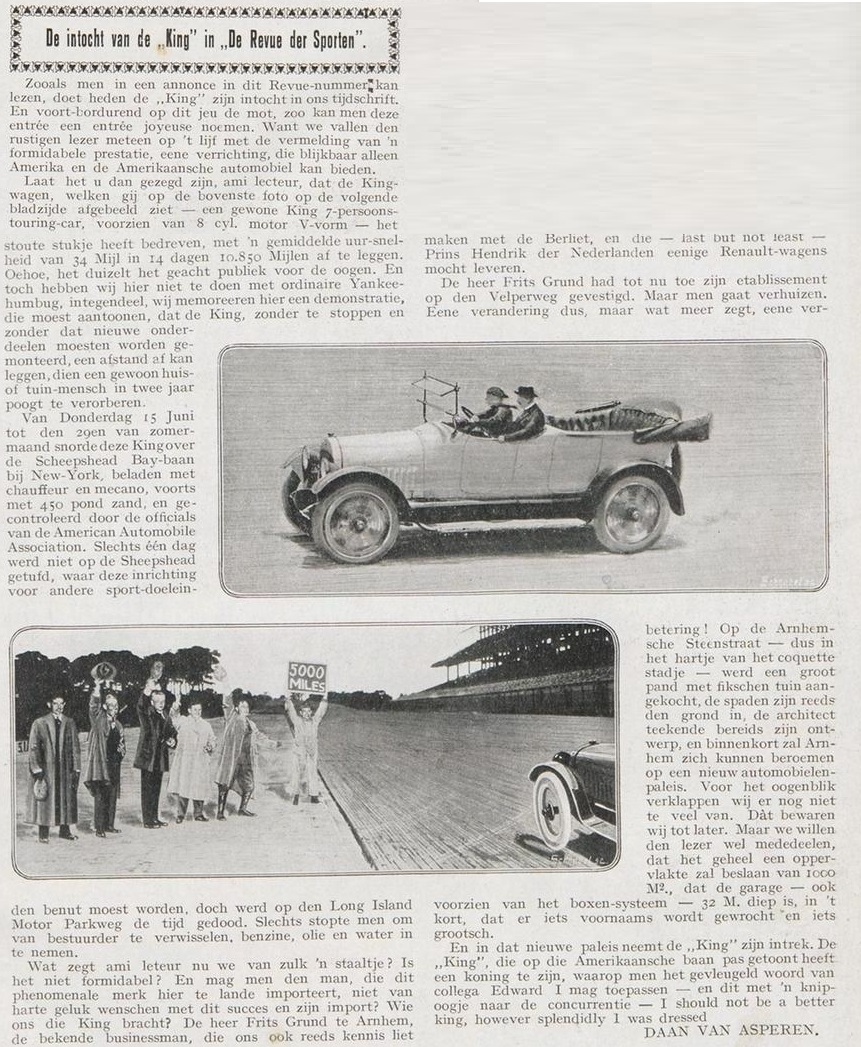 1916 30 aug revue der sporten jrg 9 1915 1916 no 51 King