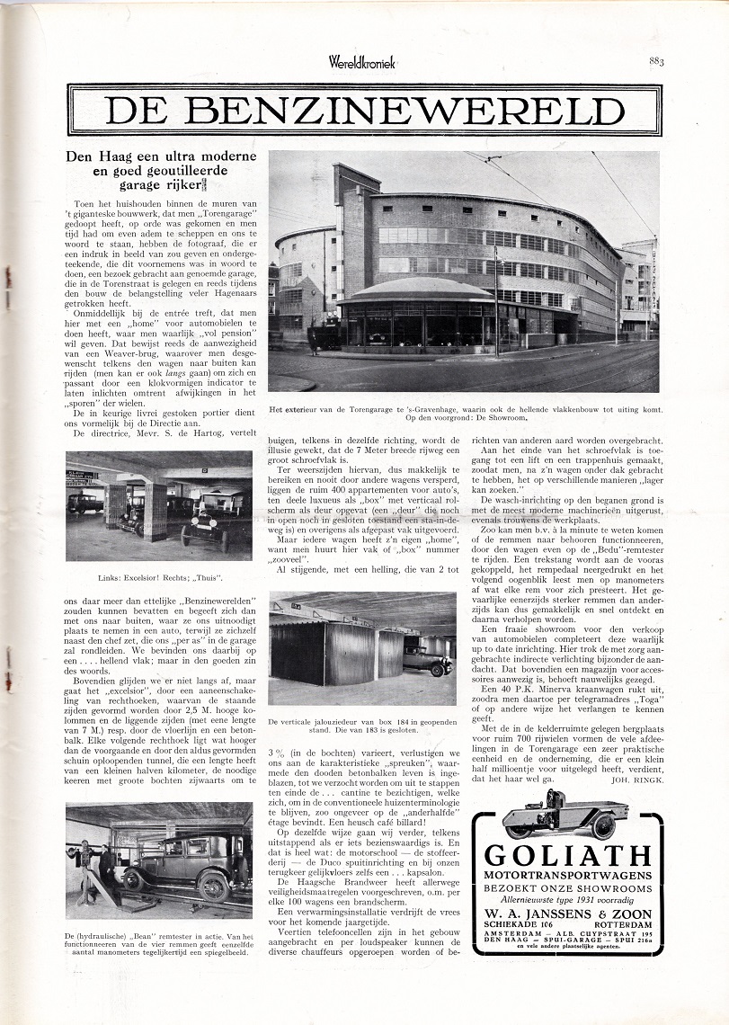 Toren Garage Den Haag 19300830WK