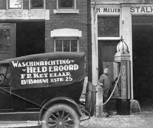 afbeelding 6 een Gispen pomp bij garage Meijer