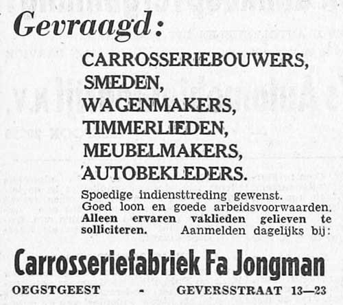jongman carrosserie 19480326