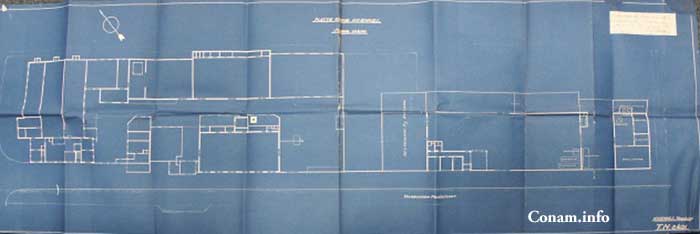 afbeelding 5 De blauwdruk van de fabriek uit 1907