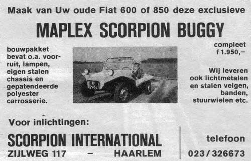 maplex scorpion buggy