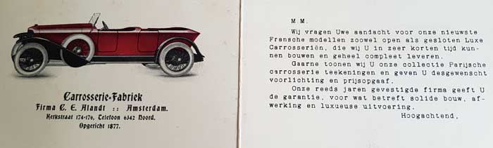 Alandt carrosseriefabriek amsterdam