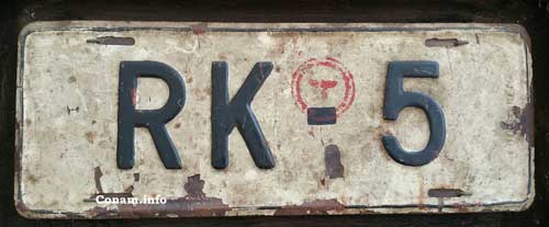 kenteken RK 5