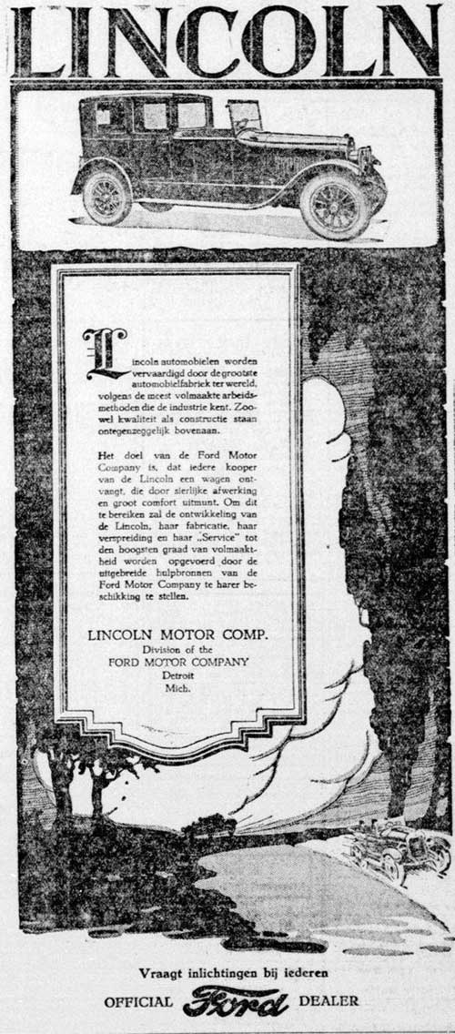 Lincoln 19240517 diversen