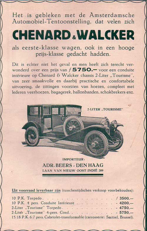 chenard 19250213 beers 2