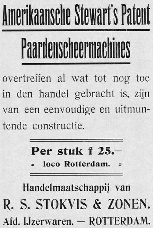 stokvis 19071005 paardenscheermachines RdS