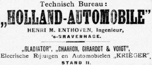 Charron 19060303 holland auomobile