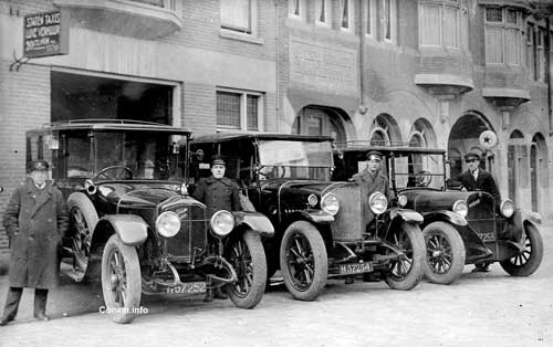 Adrian 16 Het taxibedrijf in de Statengarage in 1923