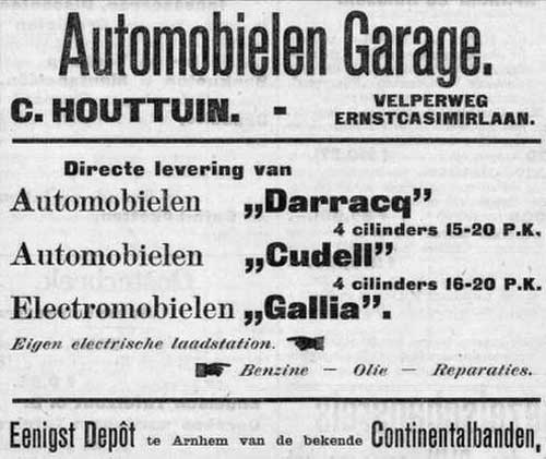 Cudell 19050510 houttuin Arnhemsche
