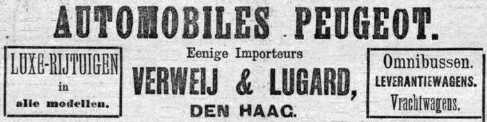 Peugeot 18990321 verweij lugard