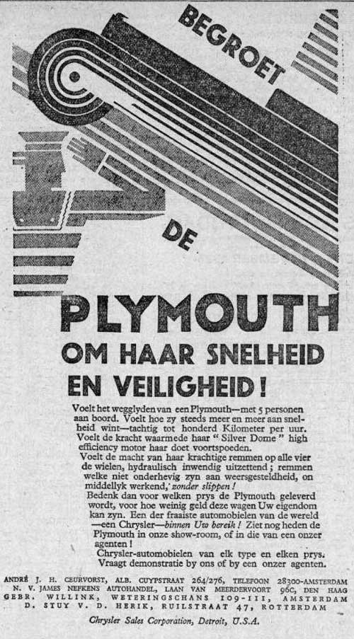Plymouth 19281109 ceurvorst Maasbode