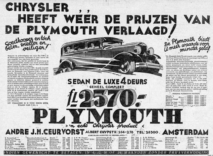 Plymouth 19300718 ceurvorst Maasbode