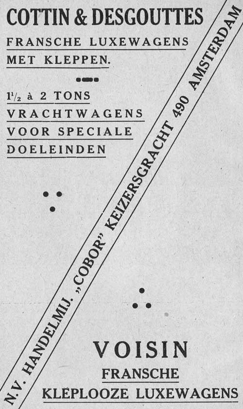Advertentie 1921