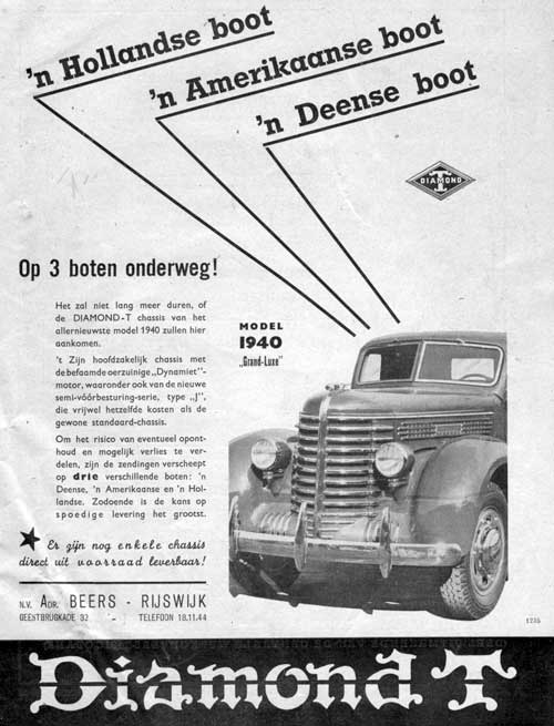 Diamond T 19391102 beers Bedrijfsvervoer