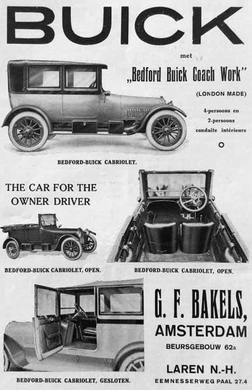 bedford buick circa 1921 1922 bakels