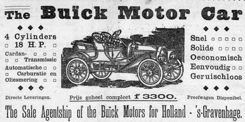 Buick 19081019 buick motors Prov Overiijsselsche