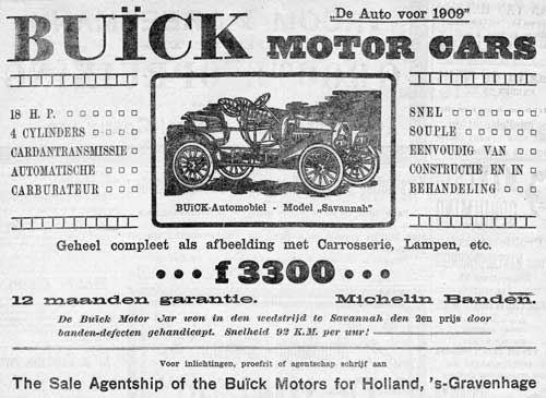 Buick 19081214 buick motors Prov Overseelsche