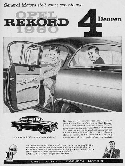 Opel 19600000 rekord gm