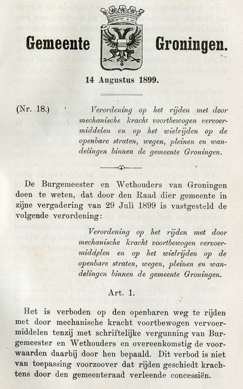 rijvergunning groningen 1