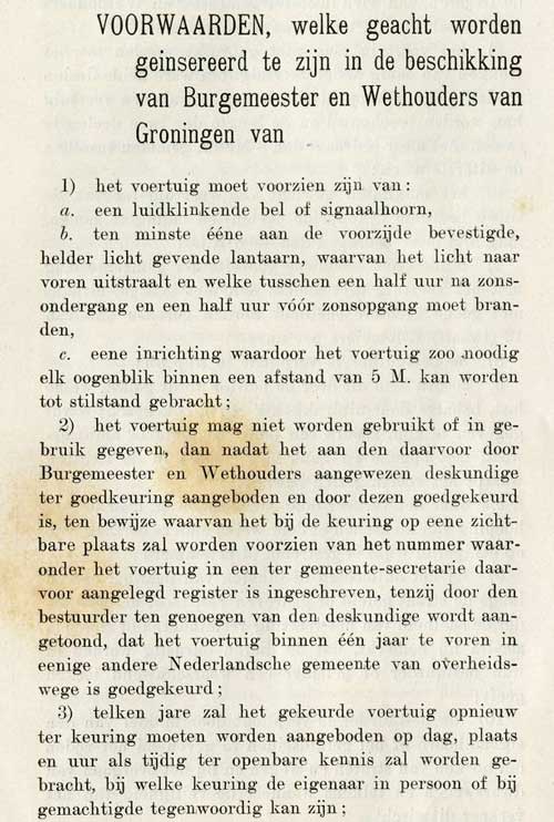 rijvergunning groningen 2