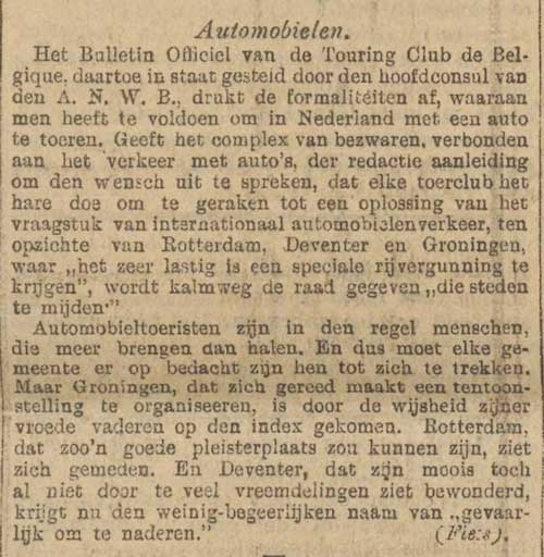 rijvergunning groningen 6