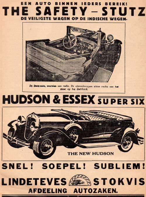 hudson essex stutz 19290420 lindeteves