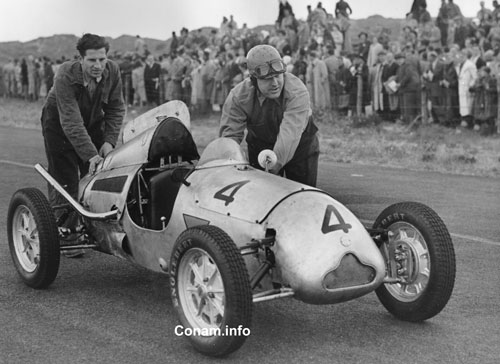 1951 10 Juni Jan Flinterman Cooper BSA aan de start