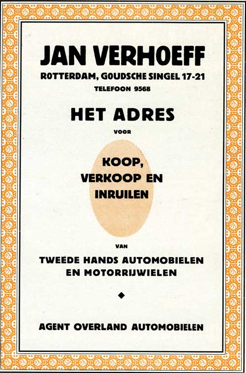 Verhoeff 19150000 autoleven 1915