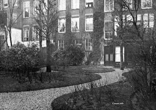 verhoeff 19160503 Perceel Boezemsingel 228 Achtertuin voor de verbouwing